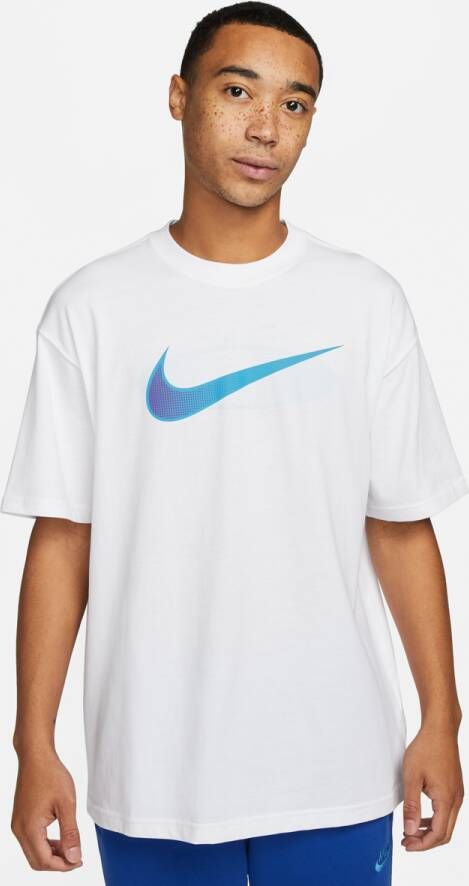 Nike Sportswear Swoosh T-shirt T-shirts Kleding white maat: M beschikbare maaten:S M L
