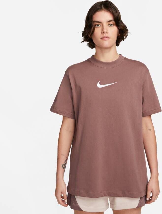 Nike Sportswear T-shirt T-shirts Kleding plum eclipse white maat: XS beschikbare maaten:XS S