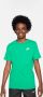 Nike Sportswear T-shirt T-shirts Kids stadium green white maat: 147 beschikbare maaten:137 147 - Thumbnail 2