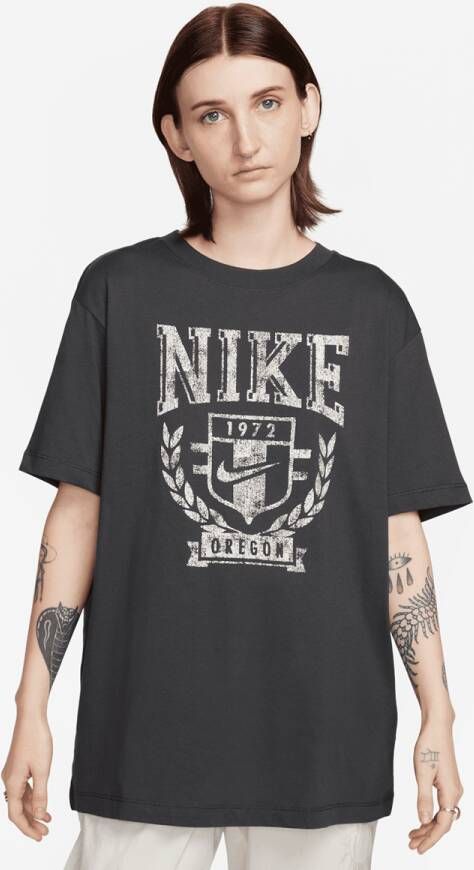 Nike Sportswear T-shirt T-shirts Dames anthracite sail maat: XL beschikbare maaten:XS S M L XL
