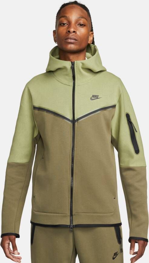 Nike Sportswear Tech Fleece Hoodie met rits voor heren Groen