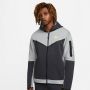 Nike Sportswear Tech Fleece Full-zip Hoodie Hooded vesten Kleding dk grey heather anthracite volt maat: M beschikbare maaten:M L XL XXL - Thumbnail 1