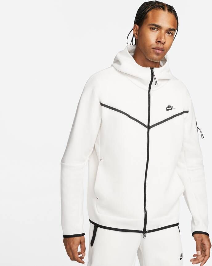 Nike Sportswear Tech Fleece Full-zip Hoodie Hooded vesten Kleding phantom black maat: XXL beschikbare maaten:XL XXL