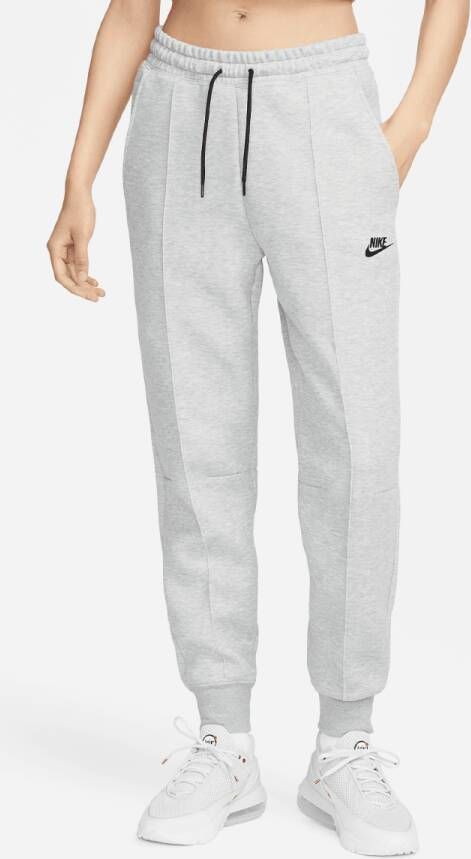 Nike Sportswear Tech Fleece High Rise Jogger Trainingsbroeken Kleding dk grey heather black maat: XS beschikbare maaten:XS S M L