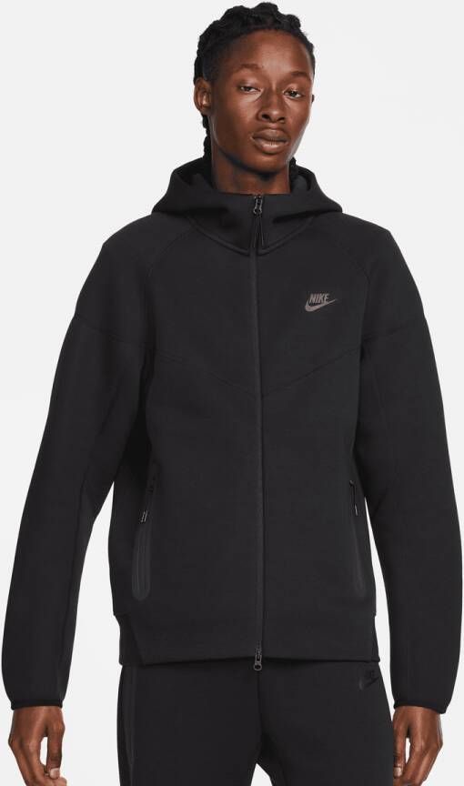 Nike Sportswear Tech Fleece Windrunner Hoodie met rits voor heren Black Black- Heren - Foto 3