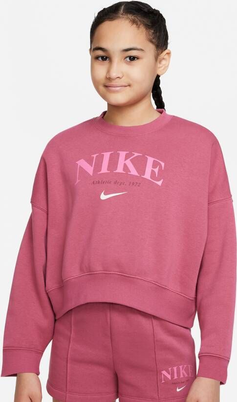Nike Sportswear Trend Sweatshirts van fleece voor meisjes Paars