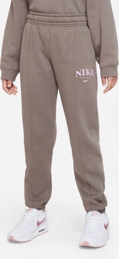 Nike Sportswear Trend Fleecebroek voor meisjes Grijs