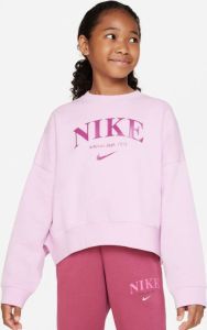 Nike Sportswear Trend Sweatshirts van fleece voor meisjes Roze