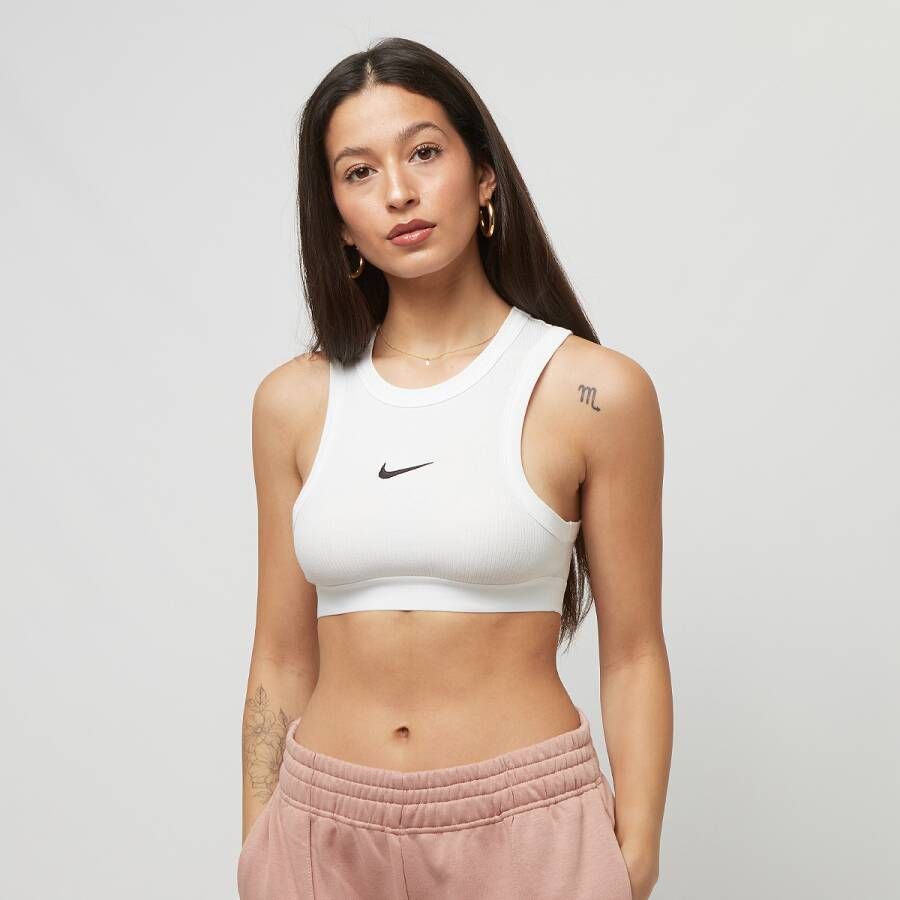 Nike Sportswear Trend Tank Crop Rib Top Tanktops Kleding white maat: L beschikbare maaten:M L
