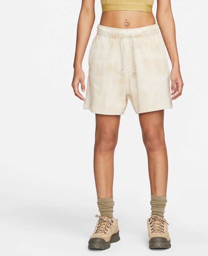Nike Sportswear Wo 's Washed Jersey Shorts Sportshorts Kleding sanddrift white maat: XS beschikbare maaten:XS S M L XL