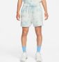 Nike Sportswear Wo 's Washed Jersey Shorts Sportshorts Kleding worn blue white maat: XS beschikbare maaten:XS S M L XL - Thumbnail 1