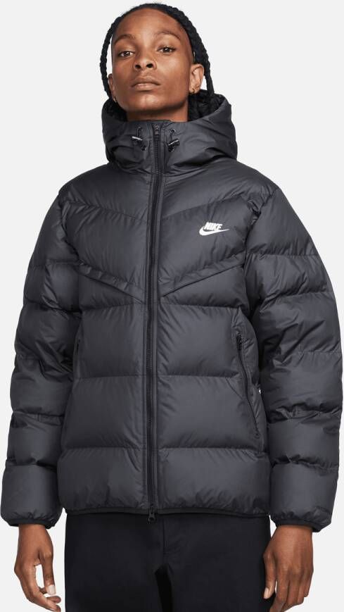 Nike Storm-fit Windrunner Primaloft Hooded Jacket Pufferjassen Kleding black black sail maat: XS beschikbare maaten:S M L XL XS