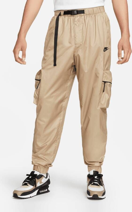 Nike Tech Lined Woven Pants Trainingsbroeken Kleding khaki black maat: M beschikbare maaten:S M L XL