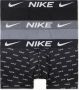 Nike Trunk (3 Pack) Boxershorts Kleding LOGO PRINT COOL GREY BLACK maat: XS beschikbare maaten:XS S M L XL - Thumbnail 2