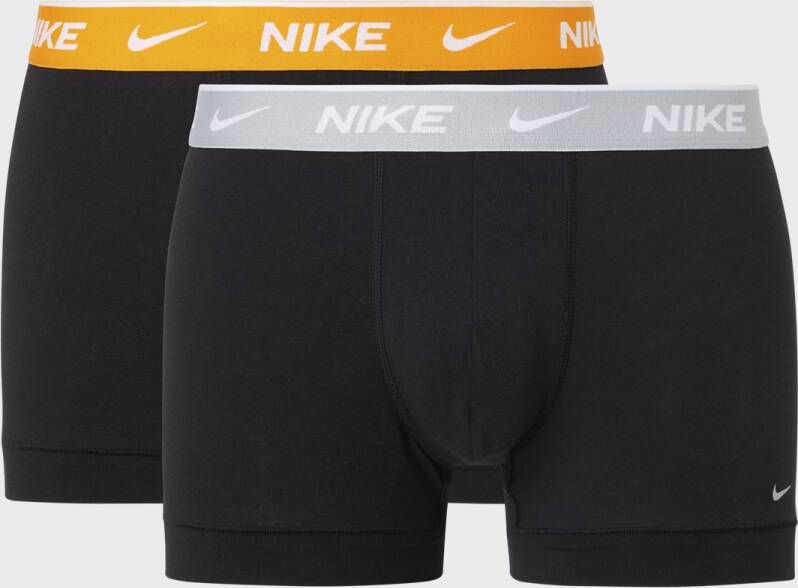 Nike Underwear Trunk (2 Pack) Boxershorts Kleding black vivid orange wb wolf grey wb maat: XL beschikbare maaten:XS S L XL