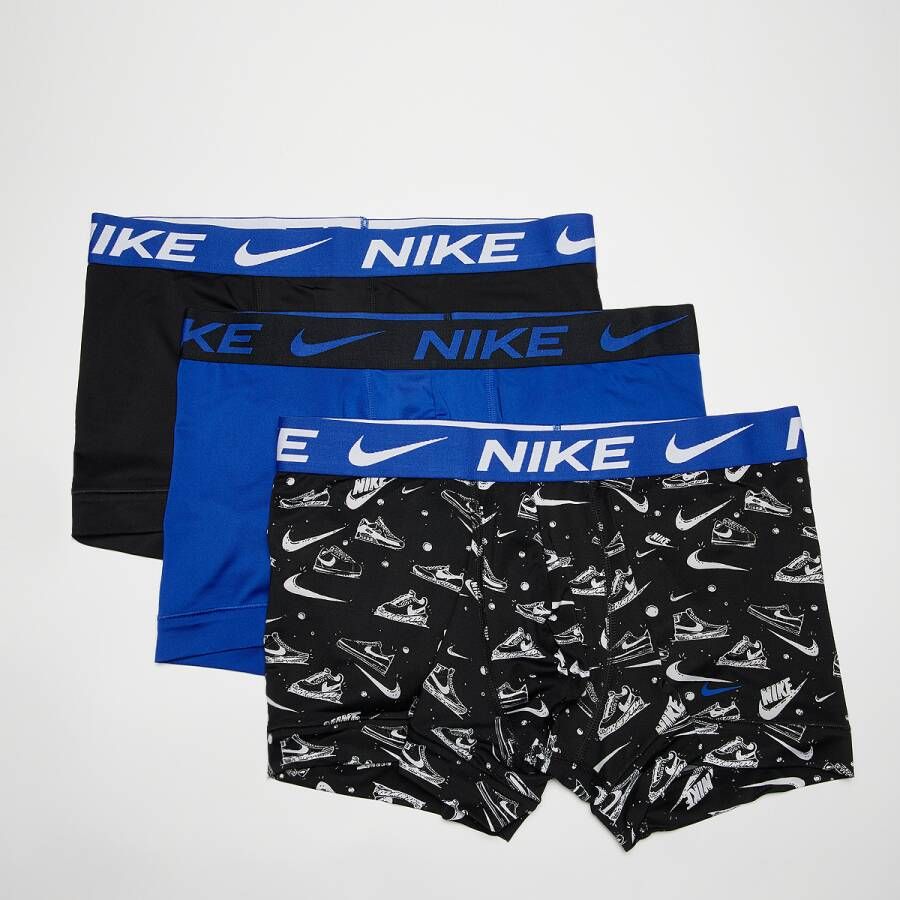 Nike Underwear Trunk (3-pack) Boxershorts Kleding sneaker sketch print game royal blk maat: S beschikbare maaten:S