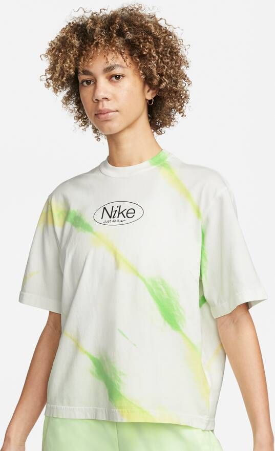 Nike Sportswear Tee Boxy Optimism T-shirts Kleding white maat: XS beschikbare maaten:XS