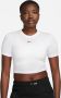 Nike Sportswear Essential Slim Crop Tee T-shirts Kleding white maat: XS beschikbare maaten:XS S M L XL - Thumbnail 2