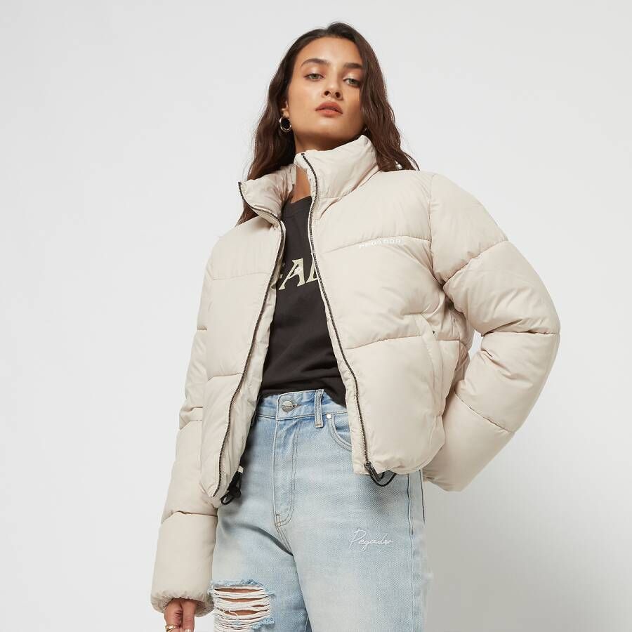 Pegador Georgia Puffer Jacket Pufferjassen Kleding cream maat: M beschikbare maaten:XS S M L