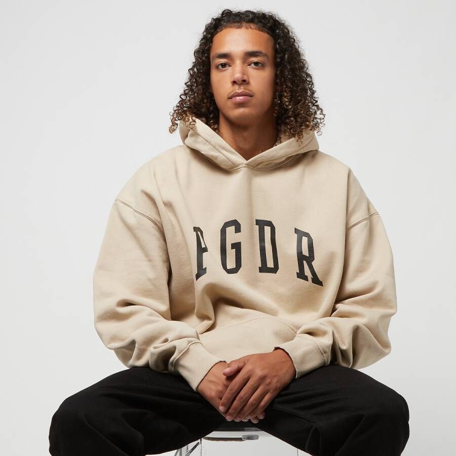 Pegador Layton Oversized Hoodie Hoodies Kleding vintage washed kingdom beige maat: XL beschikbare maaten:S L XL