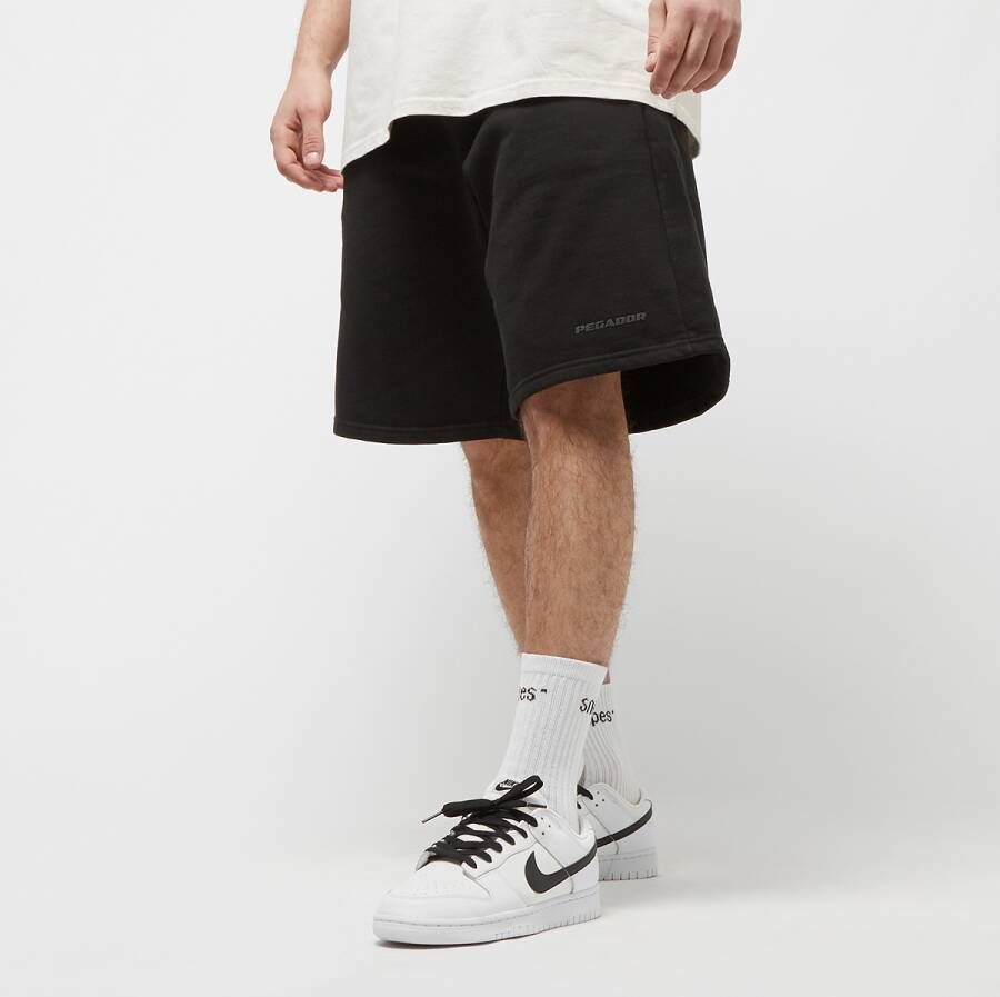 Pegador Sweatshorts met labeldetail model 'Heavy'