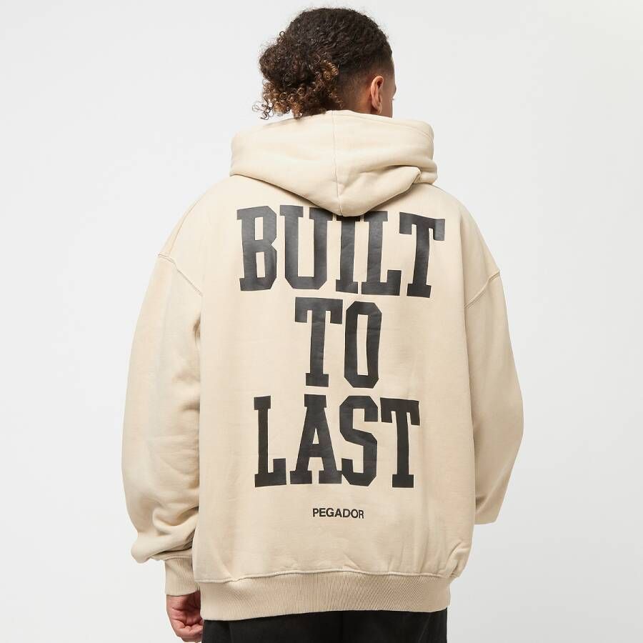 Pegador Mouncy Oversized Hoodie Hoodies Kleding vintage washed kingdom beige maat: L beschikbare maaten:S M L