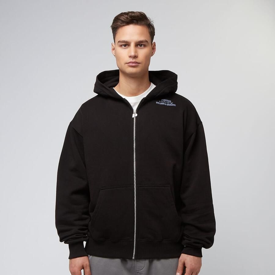 Pegador Atule Oversized Sweat Jacket Men Hoodies & Sweaters zwart Maat XL Kleding