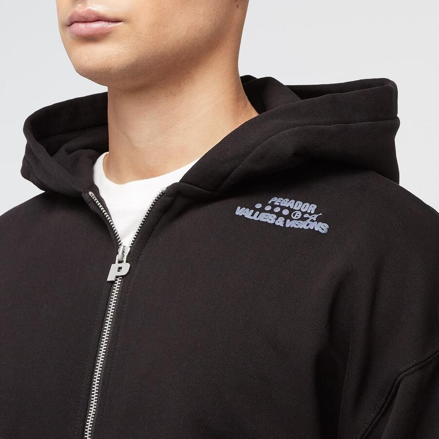 Pegador Atule Oversized Sweat Jacket Men Hoodies & Sweaters zwart Maat XL Kleding - Foto 2