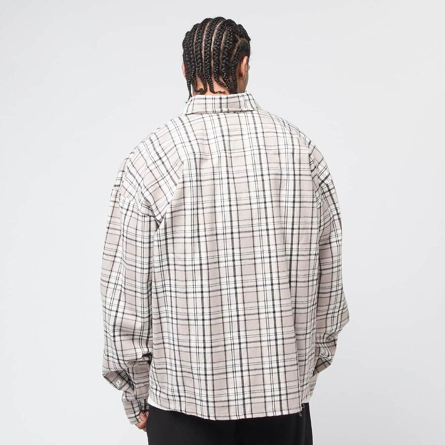 Pegador Bevill Flannel Shirt Men Overhemden beige Maat XL Kleding - Foto 2