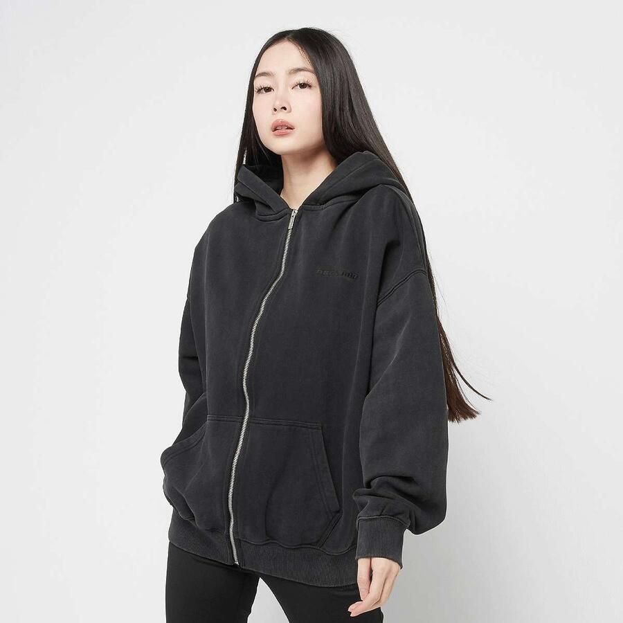 Pegador Clarita Oversized Sweat Jacket Women Hoodies & Sweaters zwart Maat XS Kleding