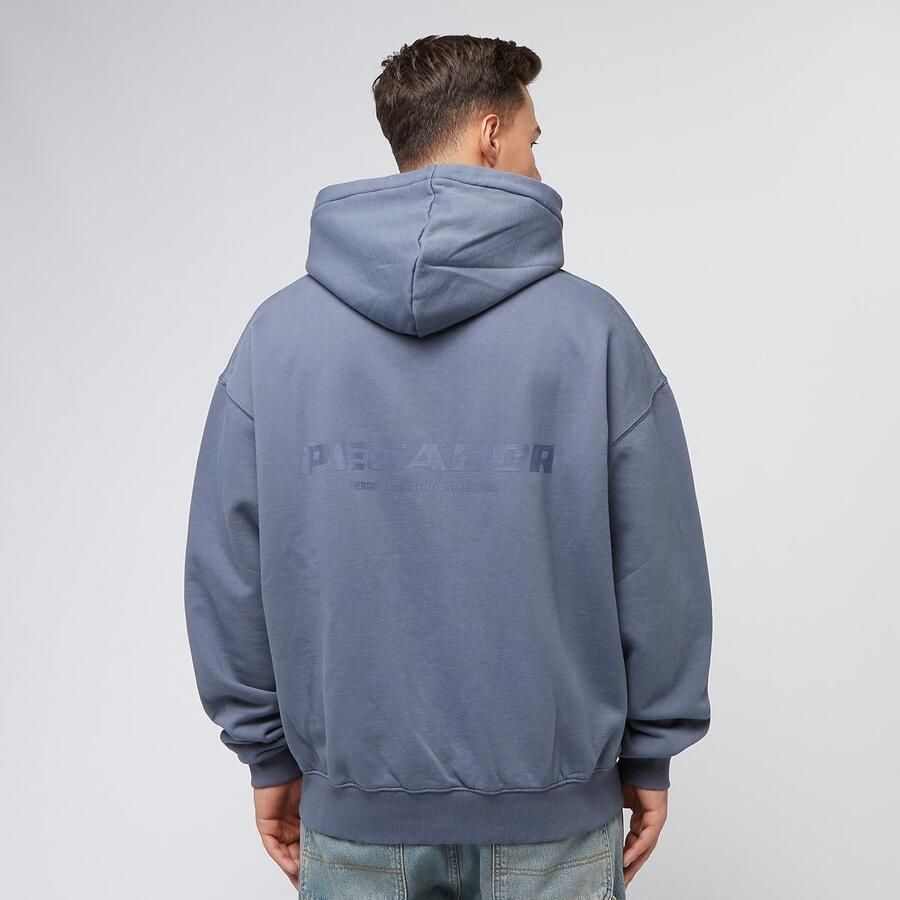 Pegador Colne Logo Oversized Sweat Jacket Men Hoodies & Sweaters blauw Maat XL Kleding