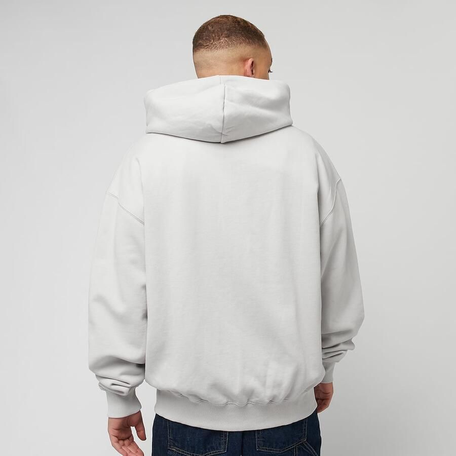 Pegador Colne Logo Oversized Sweat Jacket Men Hoodies & Sweaters grijs Maat XL Kleding