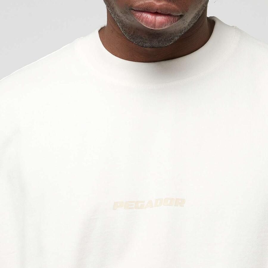 Pegador Colne Logo Oversized Tee Men T-Shirts & Polo's beige Maat XL Kleding - Foto 2