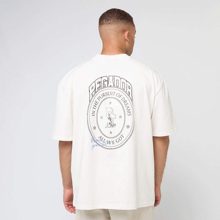 Pegador Crego Oversized Tee Men T-Shirts & Polo's beige Maat S Kleding - Foto 3