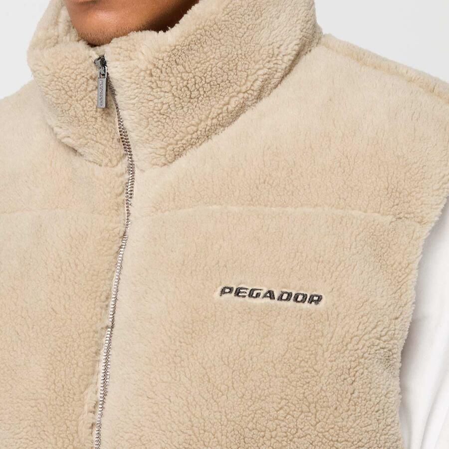 Pegador Landin Teddy Puffer Vest Men Bodywarmers beige Maat XS Kleding - Foto 2