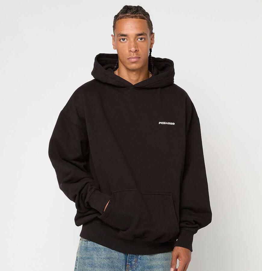 Pegador Logo Oversized Hoodie Men Hoodies & Sweaters zwart Maat XL Kleding - Foto 3