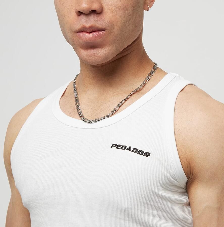 Pegador Logo Rib Undershirt Tanktops Kleding weiß maat: XL beschikbare maaten:XS S M L XL - Foto 2