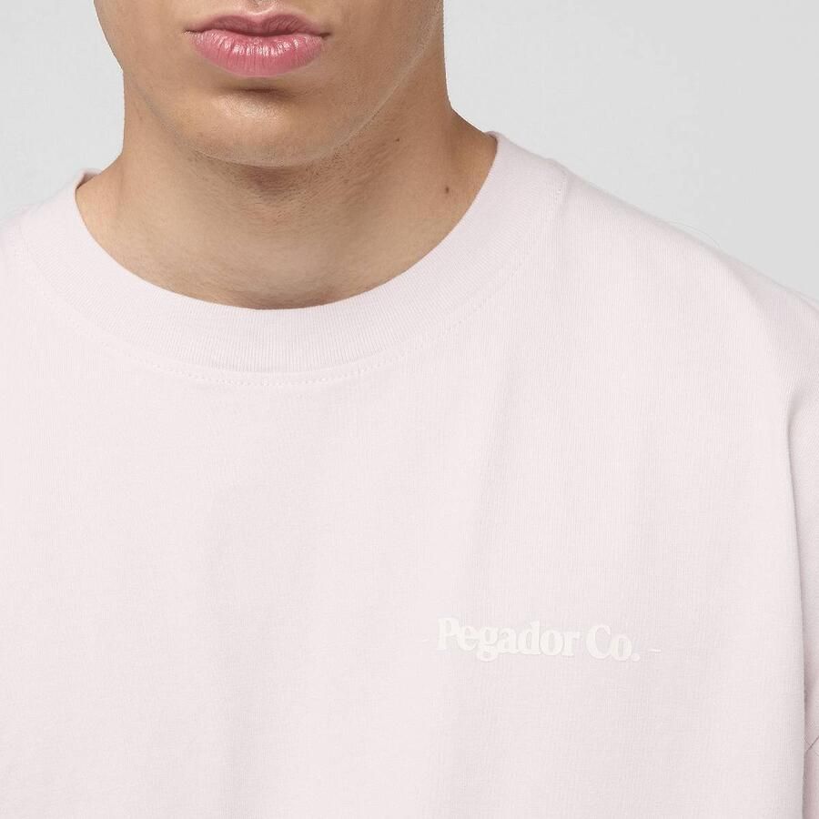 Pegador Sequia Oversized Tee Men T-Shirts & Polo's lichtroze Maat XL Kleding - Foto 3