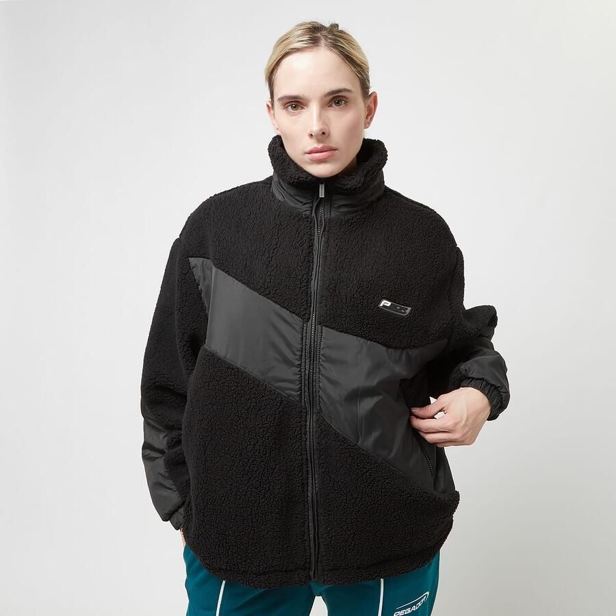 Pegador Teddy Fabric Mix Jacket Wo Tussenseizoensjassen zwart Maat S Kleding - Foto 3