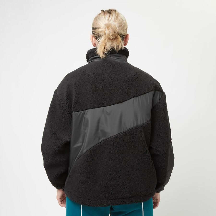 Pegador Teddy Fabric Mix Jacket Wo Tussenseizoensjassen zwart Maat S Kleding