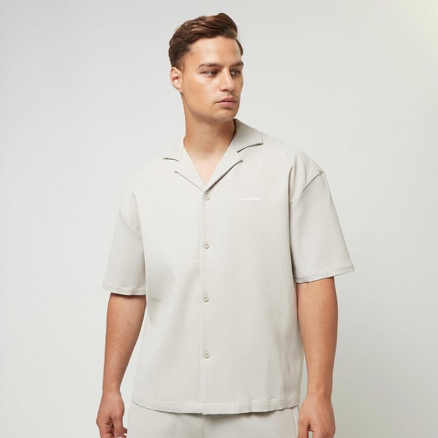 Pegador Troy Plissee Summer Shirt Men Overhemden grijs Maat XS Kleding - Foto 3