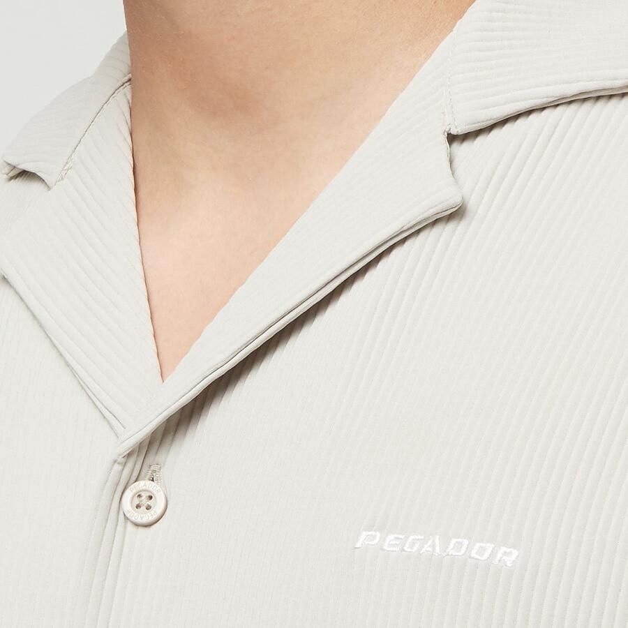 Pegador Troy Plissee Summer Shirt Men Overhemden grijs Maat XS Kleding - Foto 2