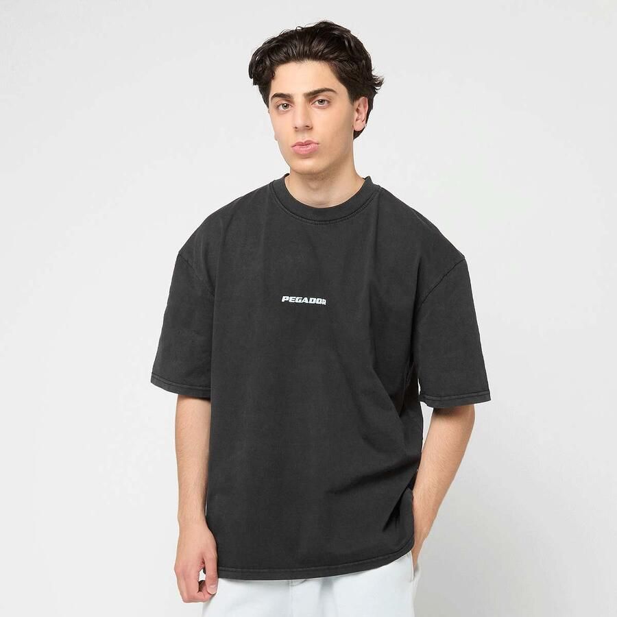 Pegador Zenor Oversized Tee Men T-Shirts & Polo's zwart Maat XL Kleding