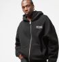 Pequs Chest Logo Zip-hoodie Hooded vesten Kleding black maat: XXL beschikbare maaten:S M L XL XXL - Thumbnail 1
