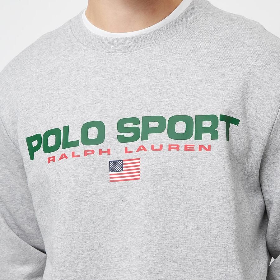 Polo Sport Ralph Lauren Long Sleeve Knit Men Hoodies & Sweaters grijs Maat S Kleding - Foto 2