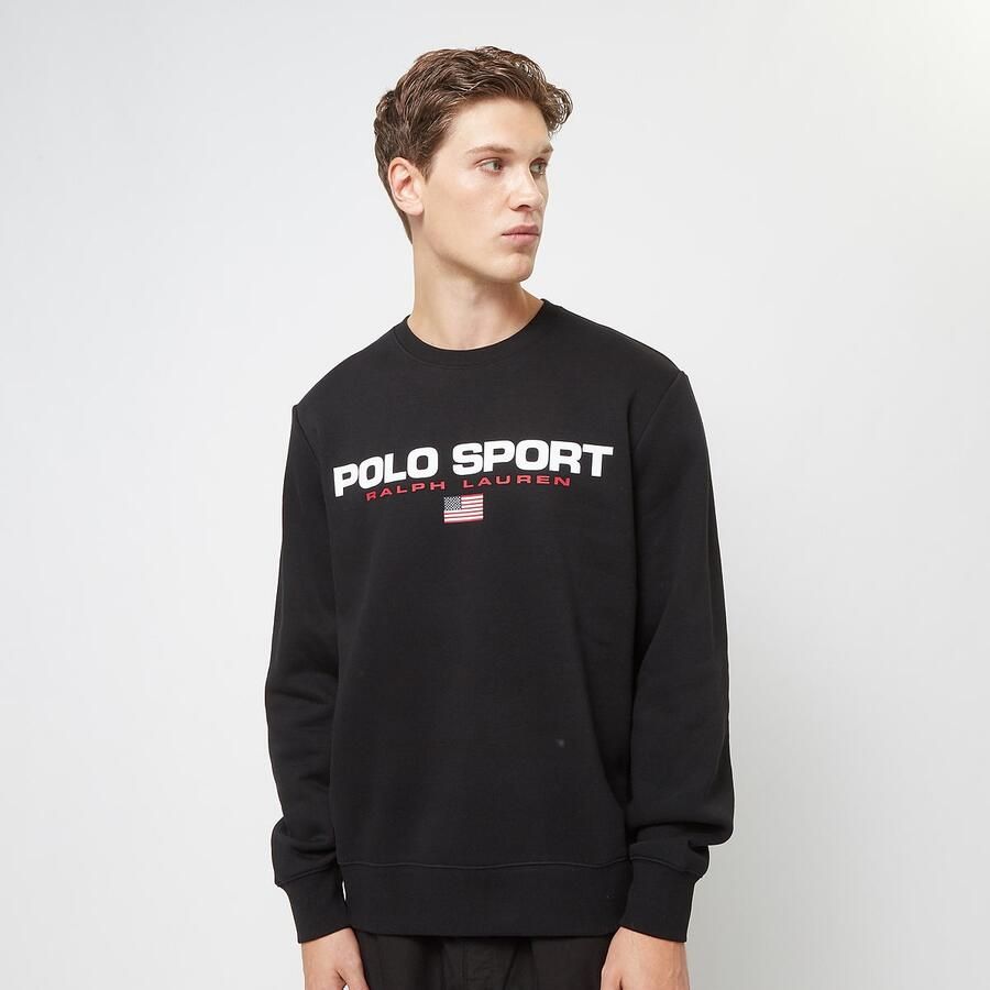 Polo Sport Ralph Lauren LSCNM5-Long Sleeve-Knit Men Hoodies & Sweaters zwart Maat S Kleding - Foto 3