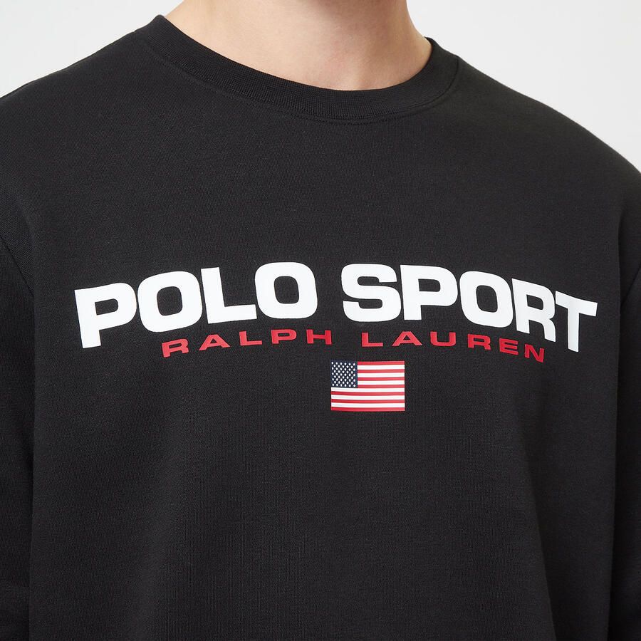 Polo Sport Ralph Lauren LSCNM5-Long Sleeve-Knit Men Hoodies & Sweaters zwart Maat S Kleding - Foto 2