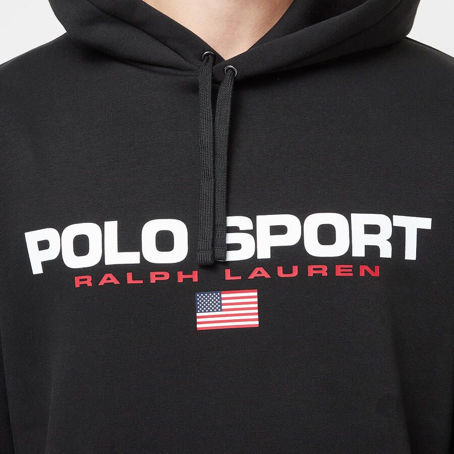 Polo Sport Ralph Lauren LSPOHOODM6-Long Sleeve-Sweatshirt Men Hoodies & Sweaters zwart Maat S Kleding
