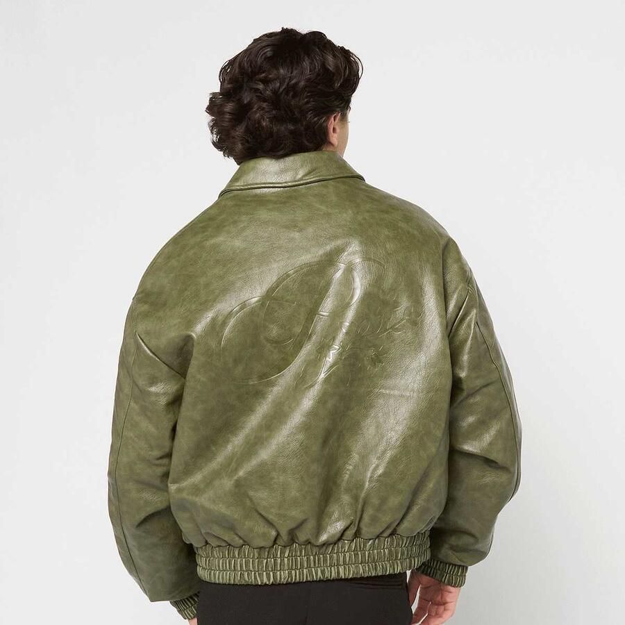 Prohibited Bloom Bomber Jacket Men Bomberjacks groen Maat XL Kleding