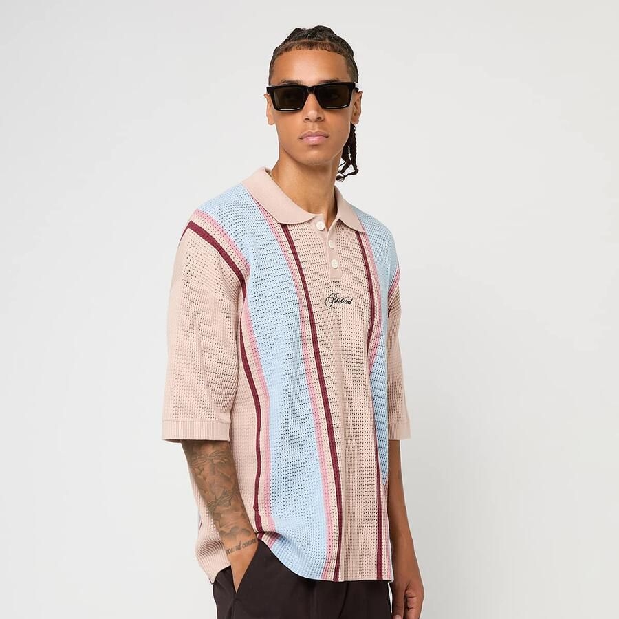 Prohibited Charlies Knitted Polo Men T-Shirts & Polo's multicolor Maat XL Kleding - Foto 3